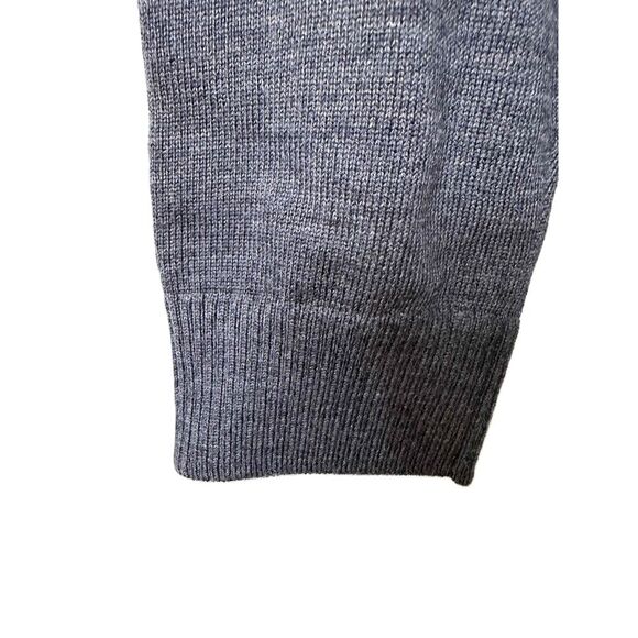Banana Republic Sweater Mens  XL Blue Crewneck Long Sleeve Merino Wool Knit Soft - Picture 6 of 6
